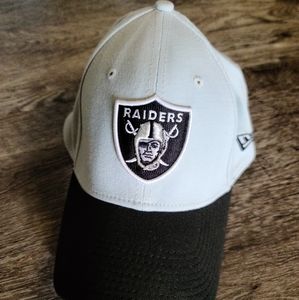 NFL Raiders Hat - Size Medium - Large "New Era"